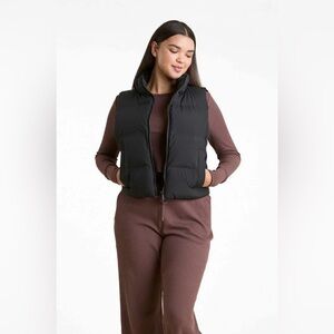 Nuuds Black Quilted Black Puffer Jacket Vest. XS. Worn once! Sold out!